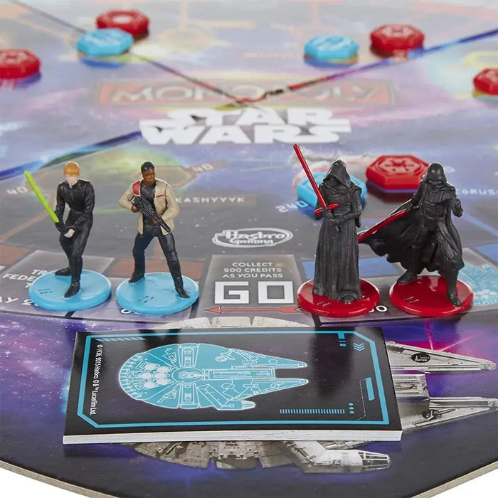 Monopoly: Star Wars Edition - Economic War Board Game for Family, Adults, and Children (2-4 Players, Age 8+) - Hasbro Gaming