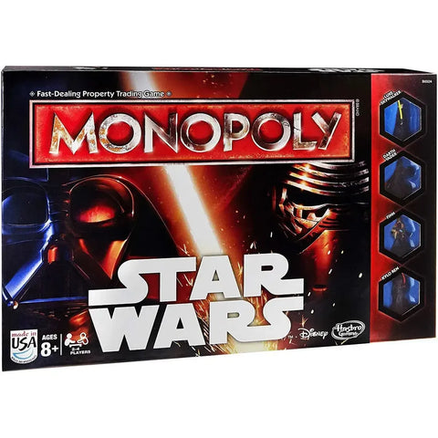 Monopoly: Star Wars Edition - Economic War Board Game for Family, Adults, and Children (2-4 Players, Age 8+) - Hasbro Gaming