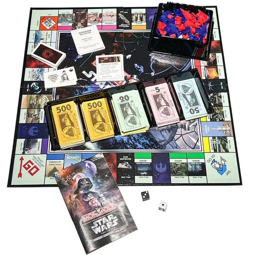 Monopoly: Star Wars Original Trilogy Edition - Economic Science Fiction Board Game for Family, Adults, and Children (2-8 Players, Ages 8+) - Parker Brothers