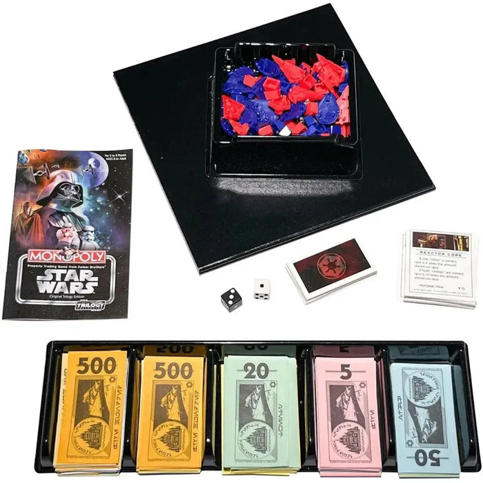 Monopoly: Star Wars Original Trilogy Edition - Economic Science Fiction Board Game for Family, Adults, and Children (2-8 Players, Ages 8+) - Parker Brothers