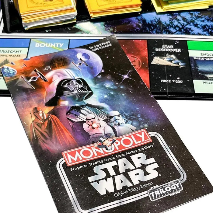 Monopoly: Star Wars Original Trilogy Edition - Economic Science Fiction Board Game for Family, Adults, and Children (2-8 Players, Ages 8+) - Parker Brothers