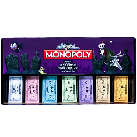Monopoly: The Nightmare Before Christmas Collector's Edition - Economic Fantasy Board Game for Family, Adults, and Children (2-6 Players, Age 8+) - USAopoly