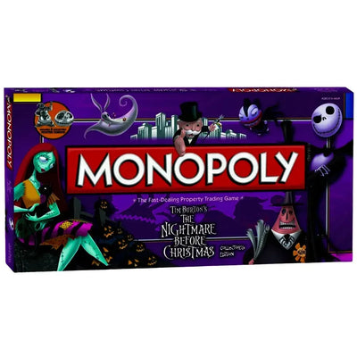 Monopoly: The Nightmare Before Christmas Collector's Edition - Economic Fantasy Board Game for Family, Adults, and Children (2-6 Players, Age 8+) - USAopoly