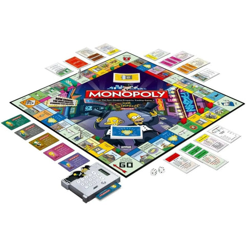 Monopoly: The Simpsons Edition - Competitive Strategy Cartoon Board Game for Family, Adults, and Children (2-6 Players, Ages 8+) - Hasbro - Image 2