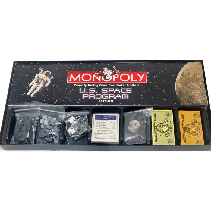 Monopoly: U.S. Space Program Edition - Competitive Space Exploration Board Game for Family, Adult...