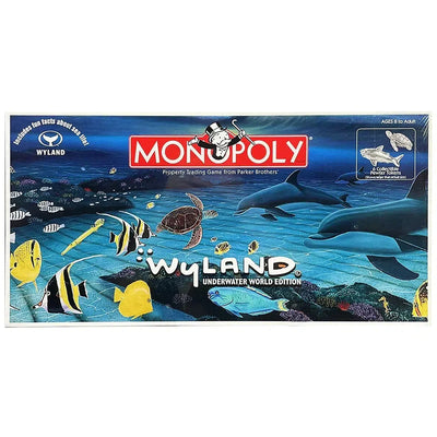 Monopoly: Wyland Underwater World Edition - Economic Ocean Board Game for Family, Adults, and Children (2-6 Players, Ages 8+) - USAopoly