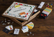 Monopoly and Clue - 2-in-1 Deluxe Vintage Wood Board Game Set (40902)