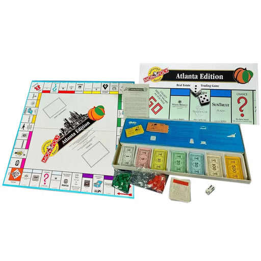 Monopoly:Atlanta Edition - Economic City Board Game for Family, Adults, and Children (2-8 Players, Ages 8+) - USAopoly