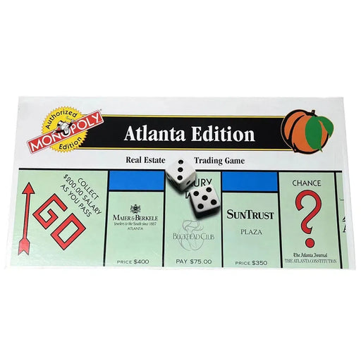 Monopoly:Atlanta Edition - Economic City Board Game for Family, Adults, and Children (2-8 Players, Ages 8+) - USAopoly