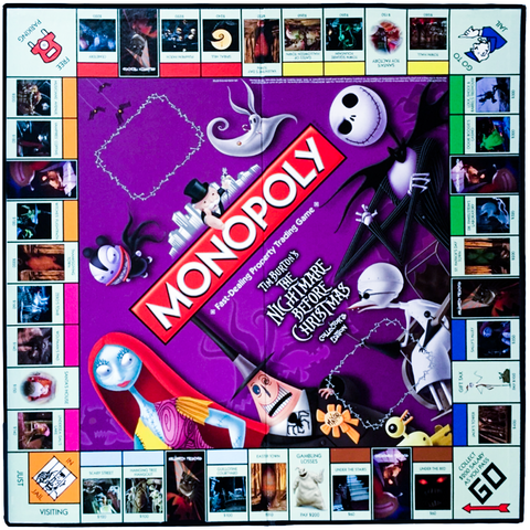 Monopoly: The Nightmare Before Christmas Collector's Edition - Economic Fantasy Board Game for Family, Adults, and Children (2-6 Players, Age 8+) - USAopoly