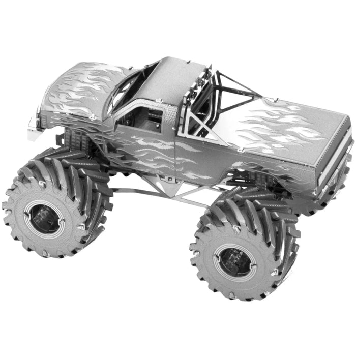 Monster Truck Figure Model Kit (1:65 Scale, Steel, Moderate Difficulty) - Fascinations - Metal Earth Series - (2023)