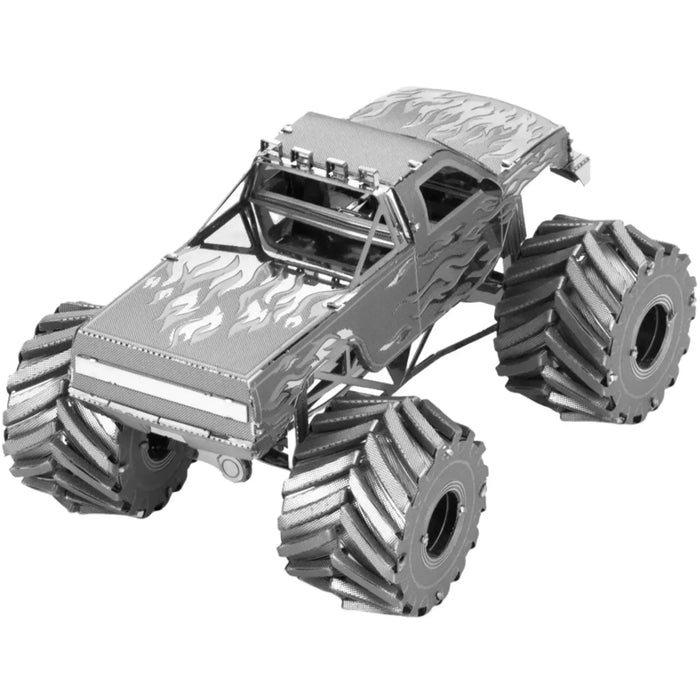 Monster Truck Figure Model Kit (1:65 Scale, Steel, Moderate Difficulty) - Fascinations - Metal Earth Series - (2023)