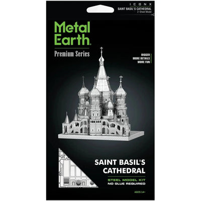 Moscow - Saint Basil's Cathedral Building Figure 3D Figure Model Kit (Steel, Hard Difficulty) - Fascinations - Metal Earth Premium Series - (2022)