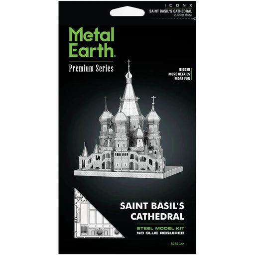 Moscow - Saint Basil's Cathedral Building Figure 3D Figure Model Kit (Steel, Hard Difficulty) - Fascinations - Metal Earth Premium Series - (2022)