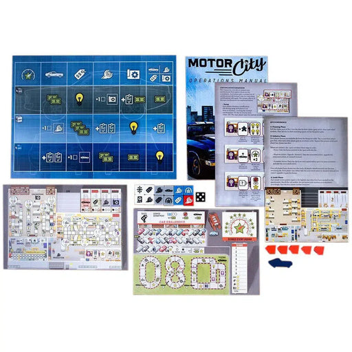 Motor City - Dice-Based Racing Board Game for Family, and Adults (1-5 Players, Ages 14+) - 25th Century Games