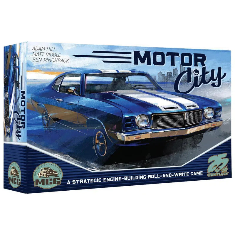 Motor City - Dice-Based Racing Board Game for Family, and Adults (1-5 Players, Ages 14+) - 25th Century Games