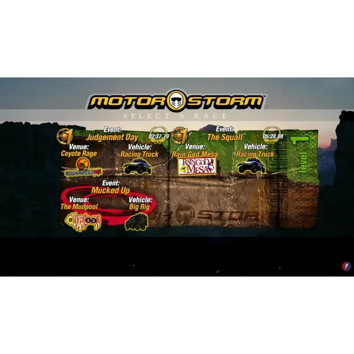 Motorstorm - Action Racing Video Game (1-12 Players, Ages 13+) - Sony PlayStation 3 - (2006)