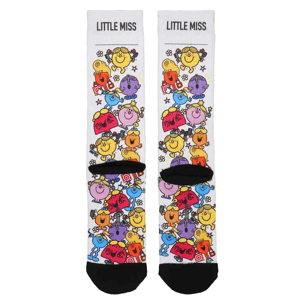Mr. Men and Little Miss - Little Miss Characters Crew Socks - Bioworld