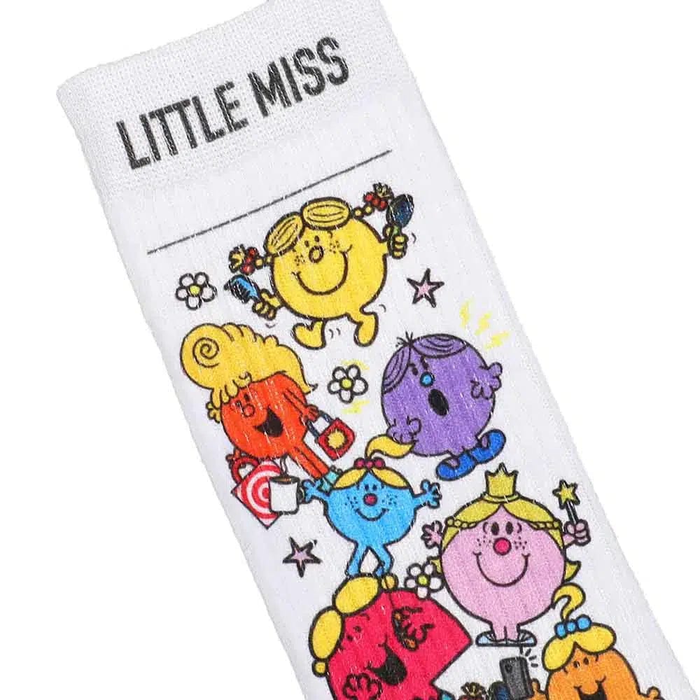 Mr. Men and Little Miss - Little Miss Characters Crew Socks - Bioworld