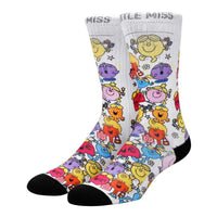 Mr. Men and Little Miss - Little Miss Characters Crew Socks - Bioworld- Image 1