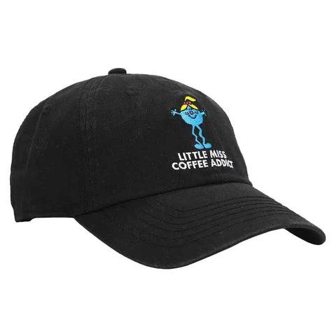 Mr. Men and Little Miss - Little Miss Somersault Coffee Addict Embroidered Hat (Black) - Bioworld