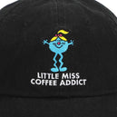 Mr. Men and Little Miss - Little Miss Somersault Coffee Addict Embroidered Hat (Black) - Bioworld