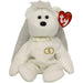 Mrs. the Bride Bear Plush (8.5") - Ty - Original Beanie Babies Series - (2001)