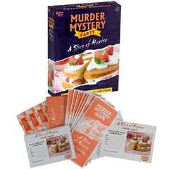 Murder Mystery Party: A Slice of Murder - Trivia Party Board Game for Family, and Adults (6-8 Players, Ages 16+) - University Games