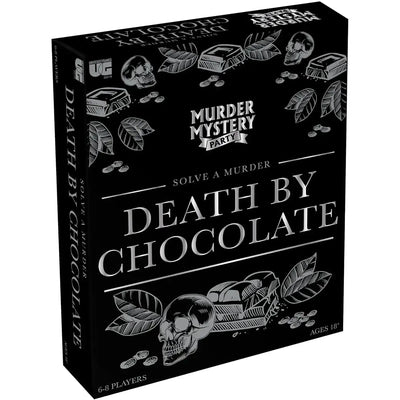 Murder Mystery Party: Death by Chocolate - Role-Playing Party Board Game for Adults (6-8 Players, Age 18+) - University Games