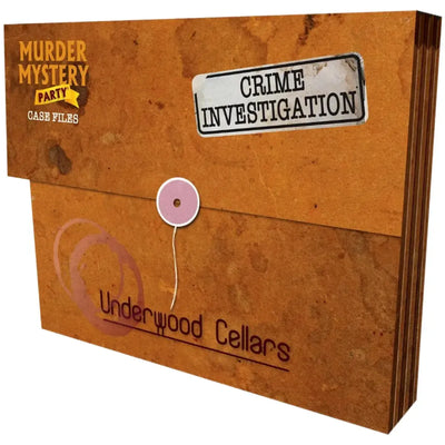 Murder Mystery Party: Underwood Cellars - Puzzle Mystery Board Game for Family and Adults (1+ Players, Age 14+) - University Games