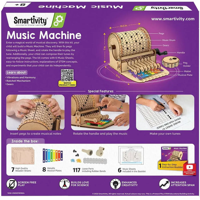 Music Machine - STEM Toy Building Set - Smartivity