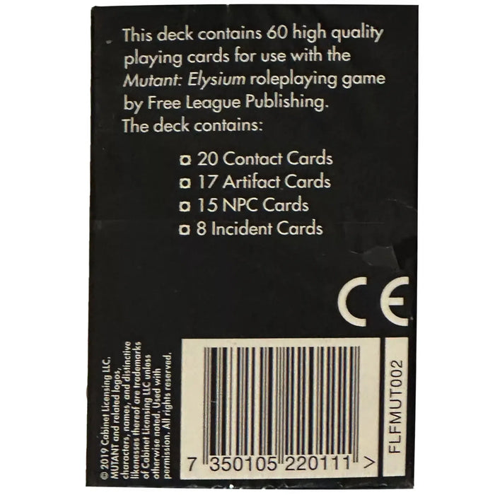 Mutant Year Zero: Elysium Cards - Board Game Expansion - Cabinet Licensing