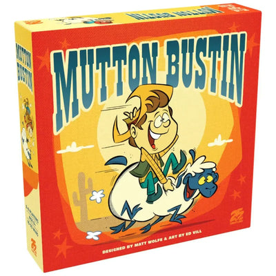 Mutton Bustin - Dexterity Wild West Board Game for Family, Adults, and Children (2-4 Players, Ages 8+) - 25th Century Games