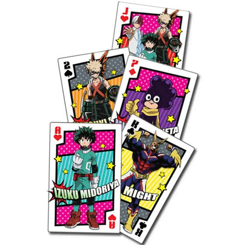 My Hero Academia - Characters In Hero Costumes Standard Playing Cards - Great Eastern Entertainment