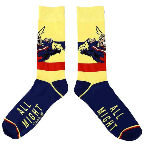 My Hero Academia - Chibi Character Colorblock Crew Socks (5 Pairs) - Bioworld