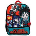 My Hero Academia - Chibi Plus Ultra 5-Piece Backpack Set - Bioworld - Backpack, Lunchbox, Utility Case, Keychain, Carabiner