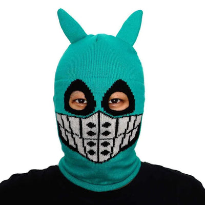 My Hero Academia - Deku Cosplay Full Face Beanie Hat - Bioworld