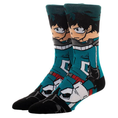 My Hero Academia - Izuku Midoriya Character Crew Socks - Bioworld - Animigos Series