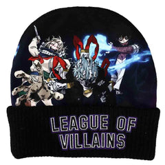 My Hero Academia - League of Villains Beanie Hat (Black, Sublimated) - Bioworld