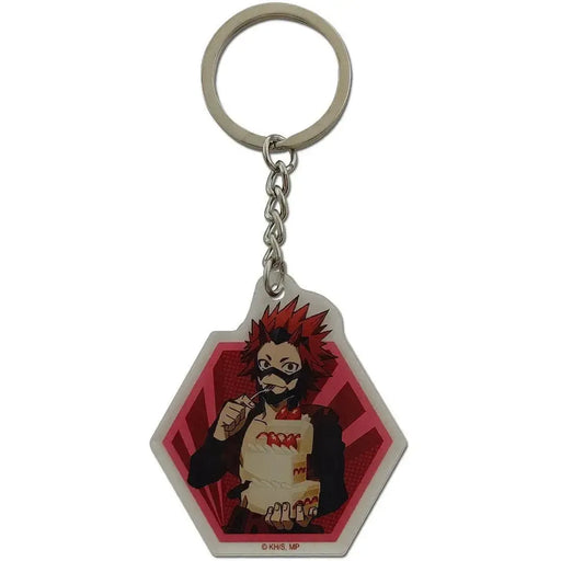 My Hero Academia [Season 5] - Eijiro Kirishima with Cakes Keychain (2", Acrylic) - Great Eastern Entertainment
