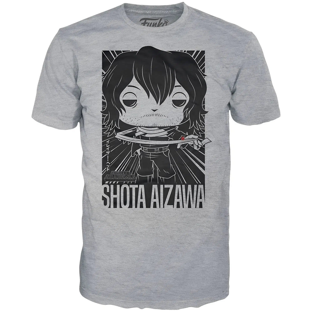 My Hero Academia - Shota Aizawa Figure & T-Shirt Bundle - POP! Tee Series