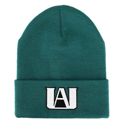 My Hero Academia - U.A. High School Logo Tall Cuff Beanie Hat (Green) - Bioworld