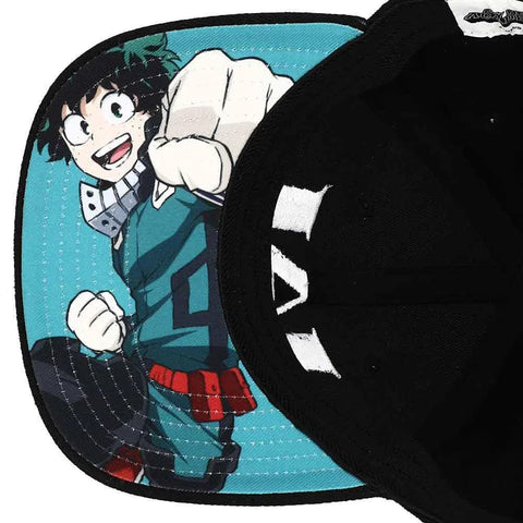My Hero Academia - U.A. High School Snapback Hat (Black, Pre-Curved Bill) - Bioworld