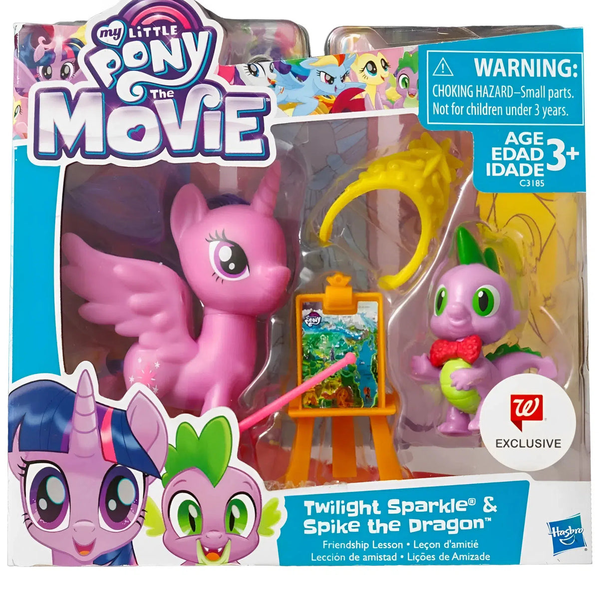 My Little Pony: The Movie Twilight Sparkle Spike the Dragon Friendship  Lesson Figures Hasbro Walgreens Exclusive