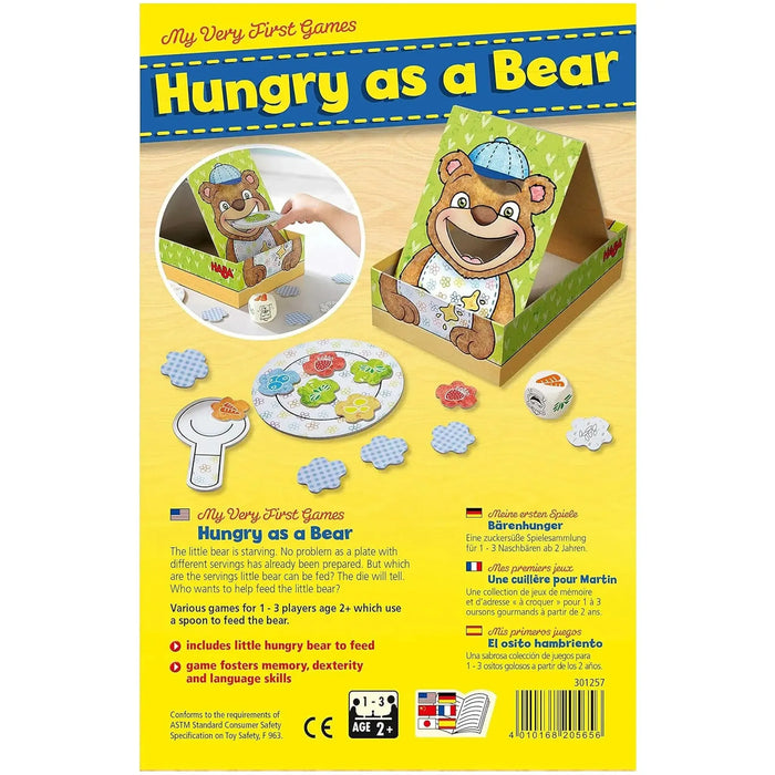 My Very First Games: Hungry as a Bear - Dice-Based Bears Board Game for Family, Adults, and Children (1-3 Players, Ages 2+) - HABA