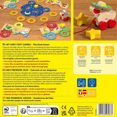 My Very First Games: The Duck Game - Competitive Matching Board Game for Family, Adults, and Children (1-4 Players, Ages 2+) - HABA - Image 3