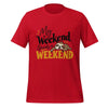 My Weekend Needs a Weekend T-Shirt - Funny Lazy Sloth Graphic Tee