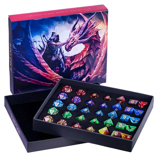 Mystery Gift Box Dice Set (35 Dice, Polyhedral) - Game Master Dice