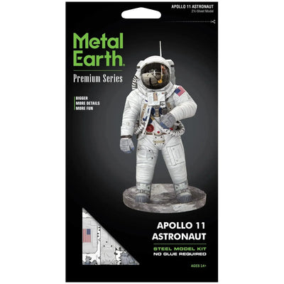 NASA - Apollo 11 Astronaut Figure Model Kit (Steel, Moderate Difficulty) - Fascinations - Metal Earth Premium Series - (2024)