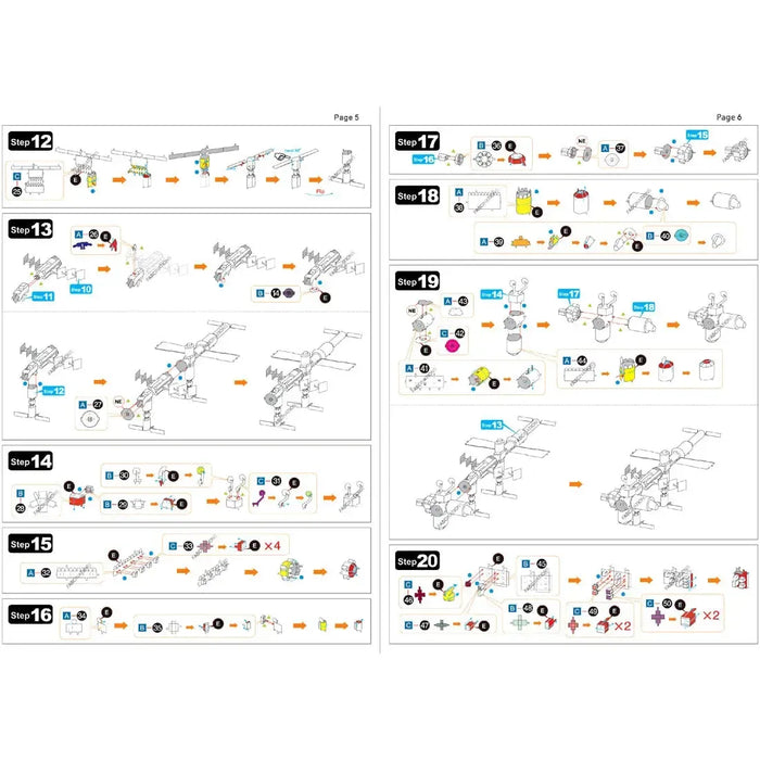 NASA - International Space Station [ISS] Figure Model Kit (1:565 Scale, Steel, Challenging Difficulty) - Fascinations - Metal Earth Premium Series